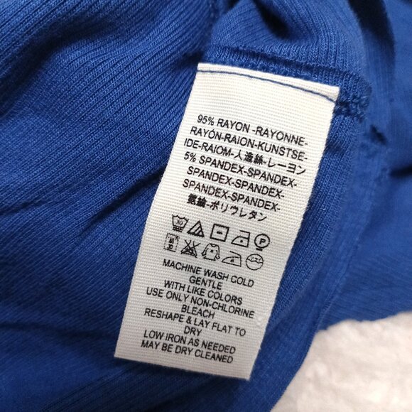 Free People We the Free Women's Blue Cowl Neck Oversize Sweatshirt Size S - Picture 7 of 8